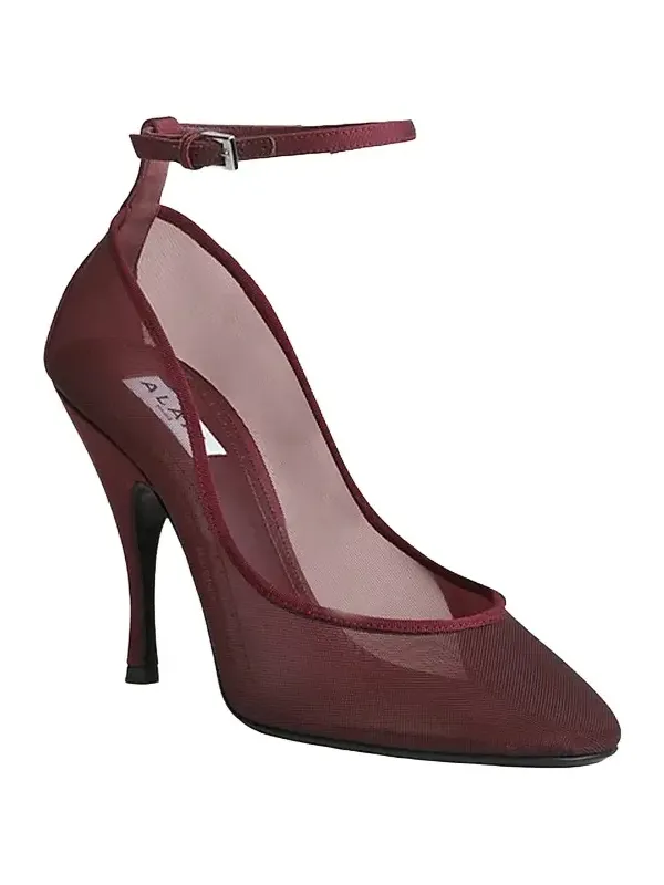 Women's 100MM Strappy Mesh Pumps
