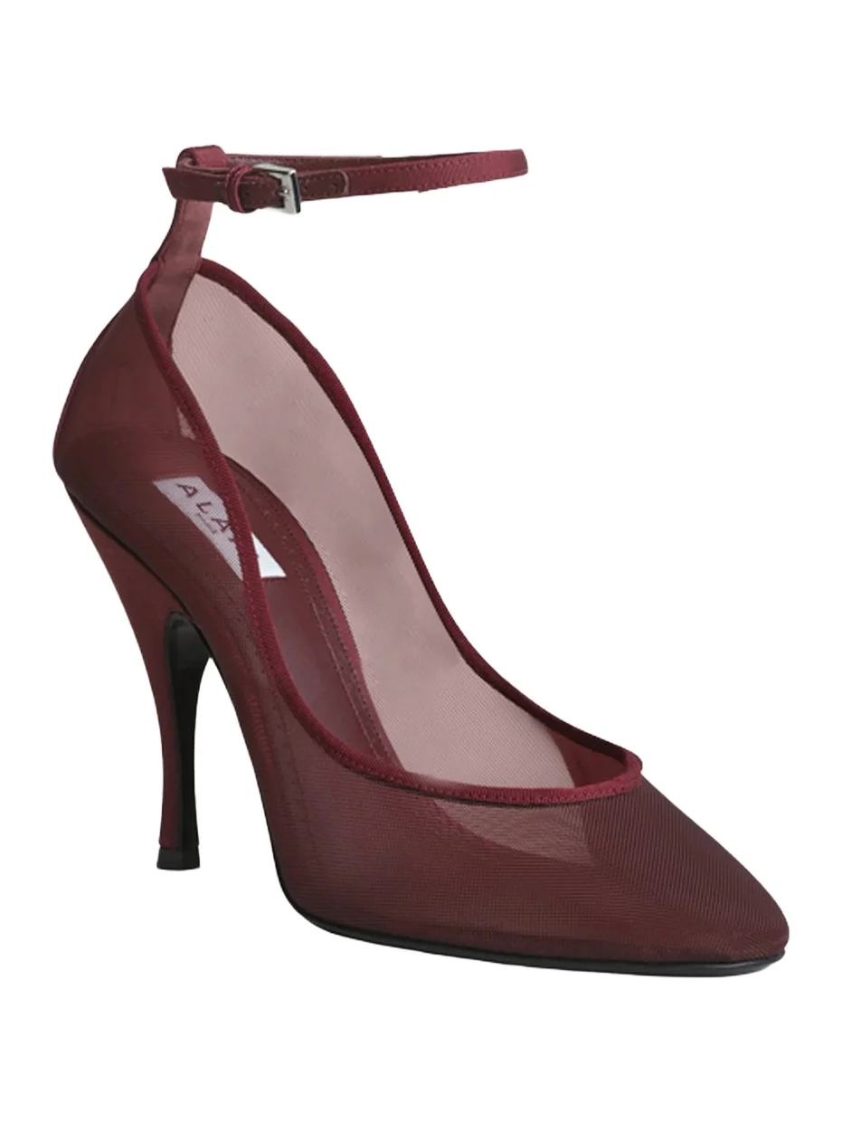 Women's 100MM Strappy Mesh Pumps