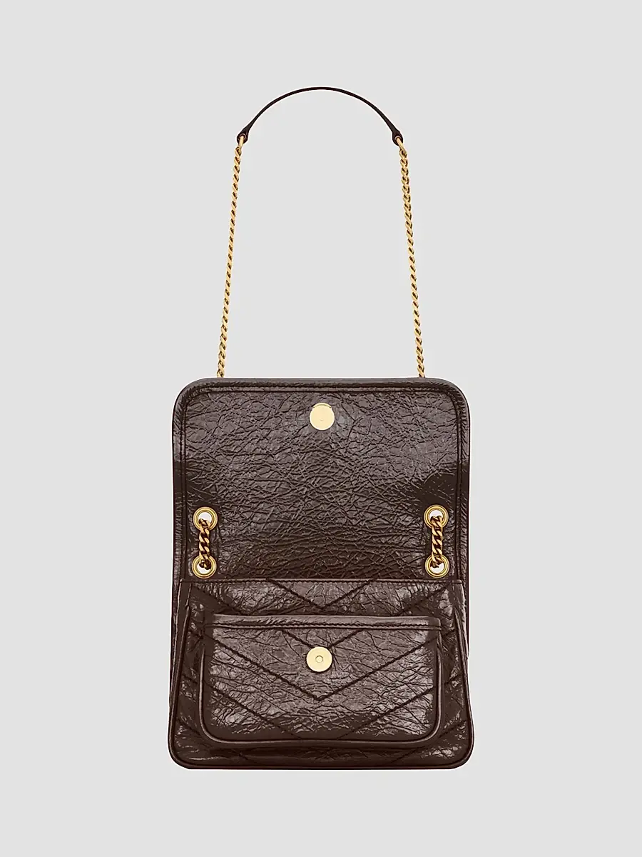 Saint Laurent Women's Niki Mini Bag in Vintage Leather - Arabica | Thumbnail 5 Saint Laurent Women's Niki Mini Bag in Vintage Leather - Arabica | Thumbnail 5