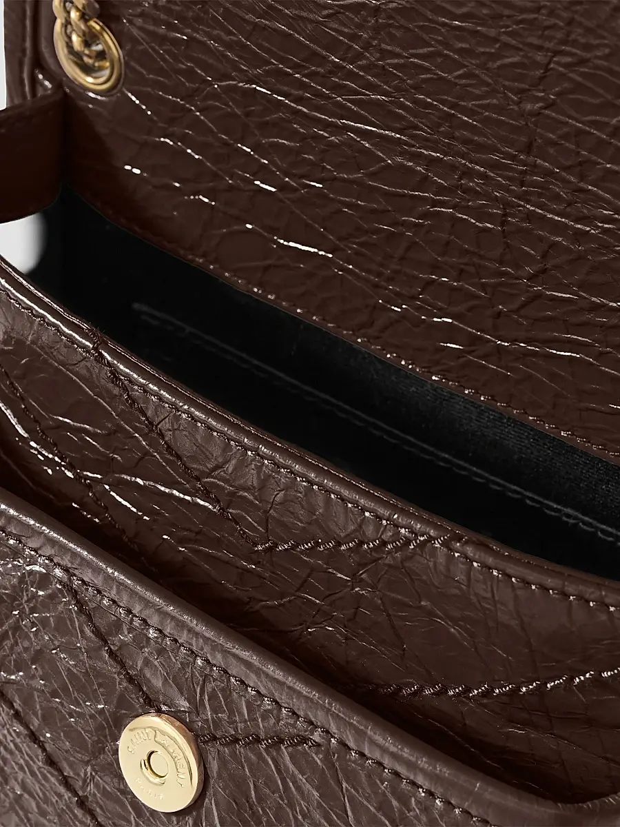 Saint Laurent Women's Niki Mini Bag in Vintage Leather - Arabica | Thumbnail 8 Saint Laurent Women's Niki Mini Bag in Vintage Leather - Arabica | Thumbnail 8