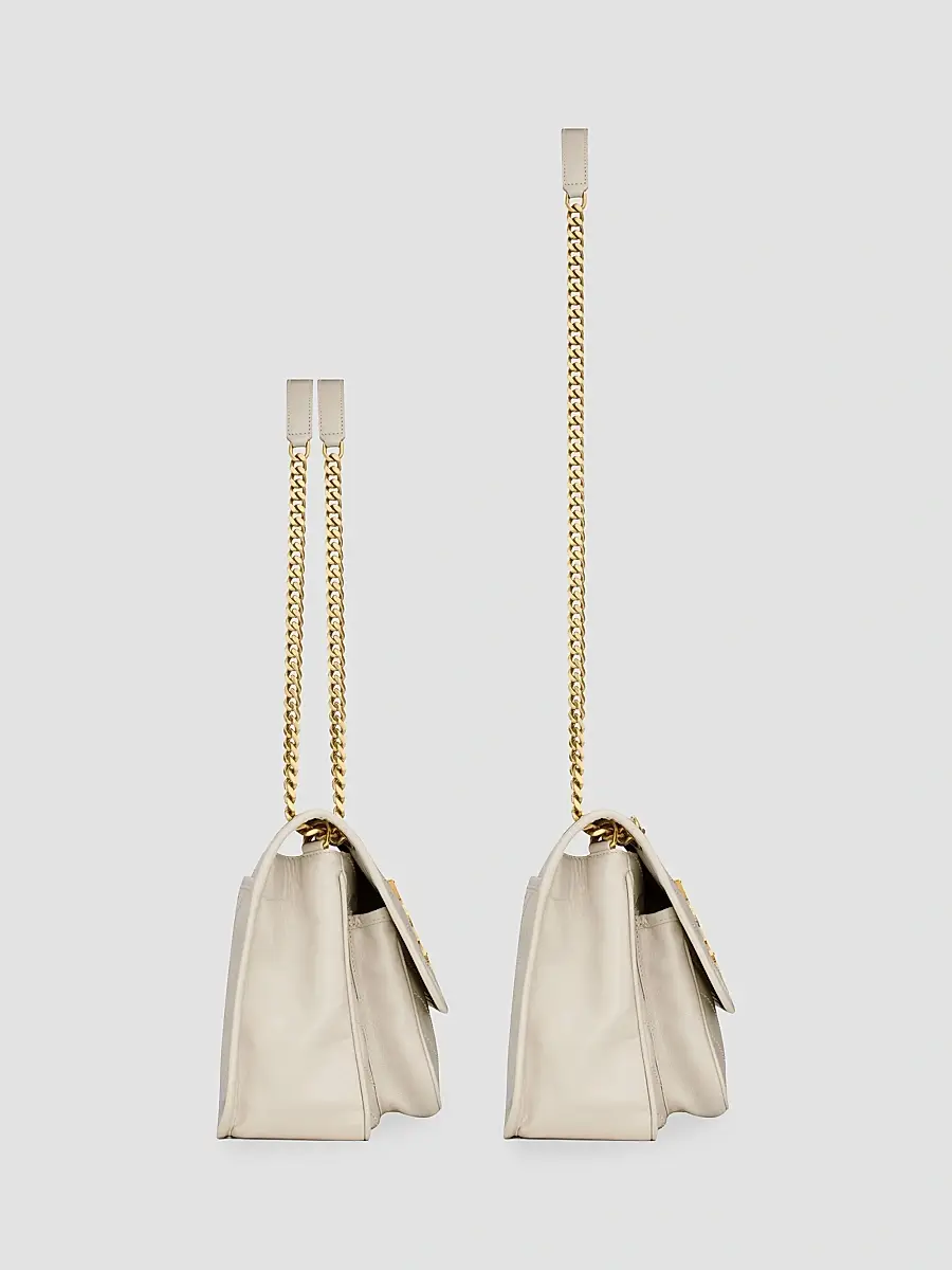 Saint Laurent Women's Niki Medium Shoulder Bag in Vintage Leather - White | Thumbnail 6 Saint Laurent Women's Niki Medium Shoulder Bag in Vintage Leather - White | Thumbnail 6