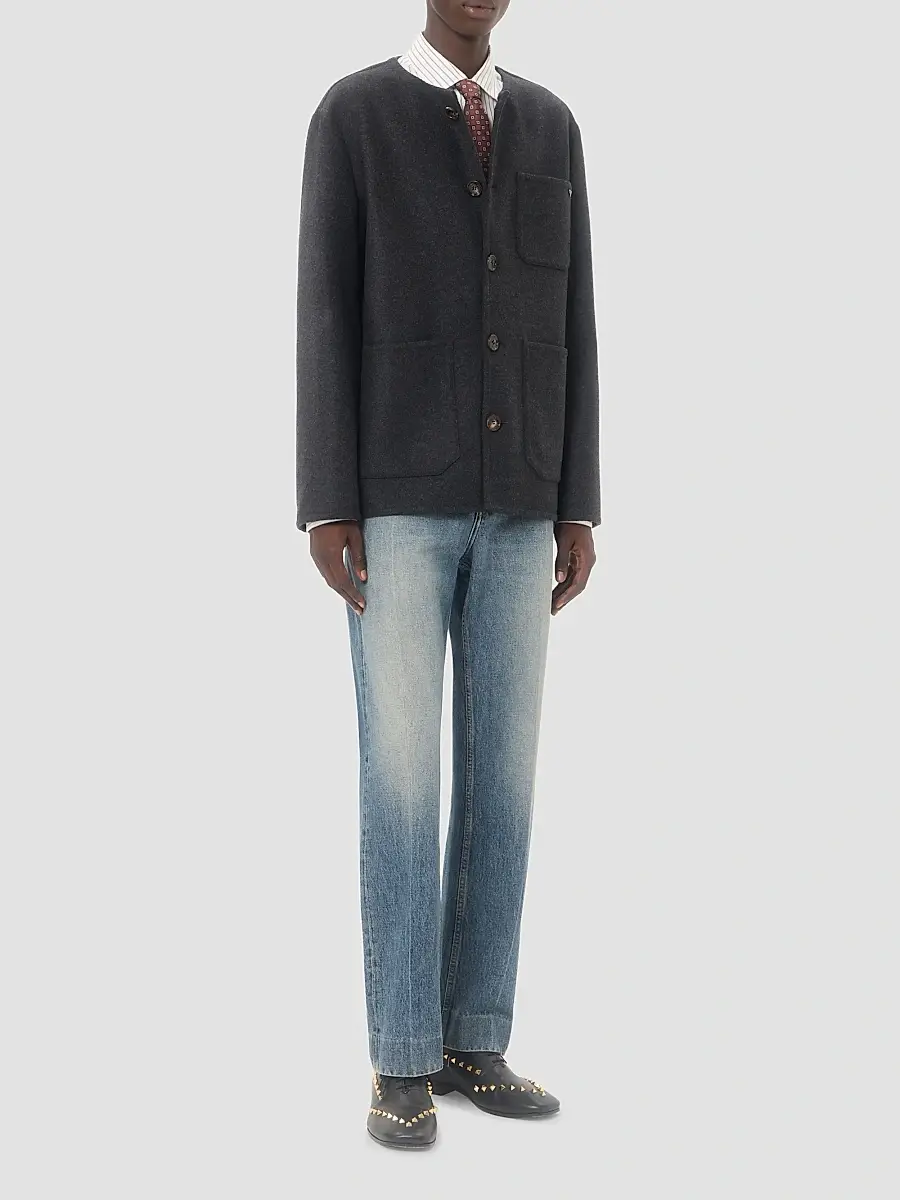 Valentino Men's Five-Pocket Denim Jeans | Thumbnail 2 Valentino Men's Five-Pocket Denim Jeans | Thumbnail 2