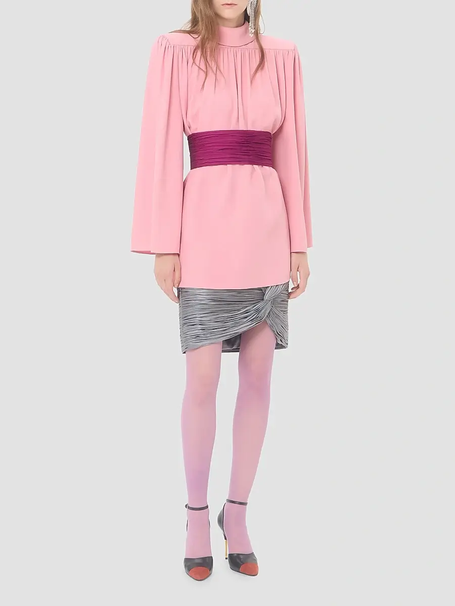 Valentino Women's Cady Couture Pleated Top | Thumbnail 2