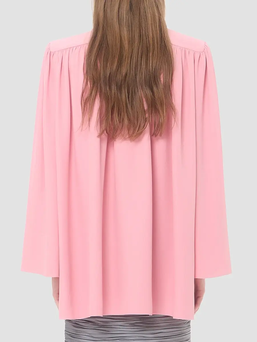 Valentino Women's Cady Couture Pleated Top | Thumbnail 5