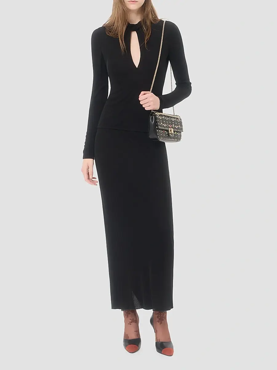 Valentino Women's Crepe Jersey Top | Thumbnail 2 Valentino Women's Crepe Jersey Top | Thumbnail 2