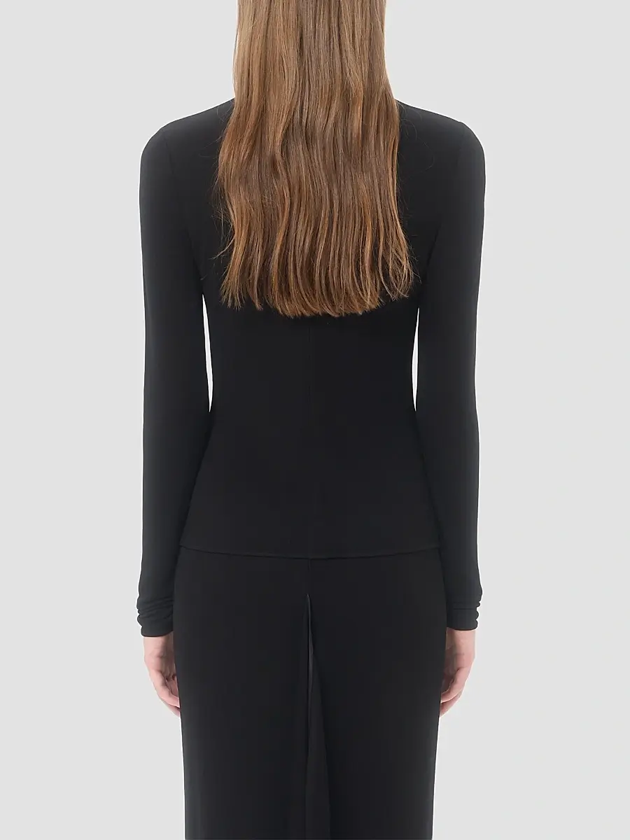 Valentino Women's Crepe Jersey Top | Thumbnail 5 Valentino Women's Crepe Jersey Top | Thumbnail 5