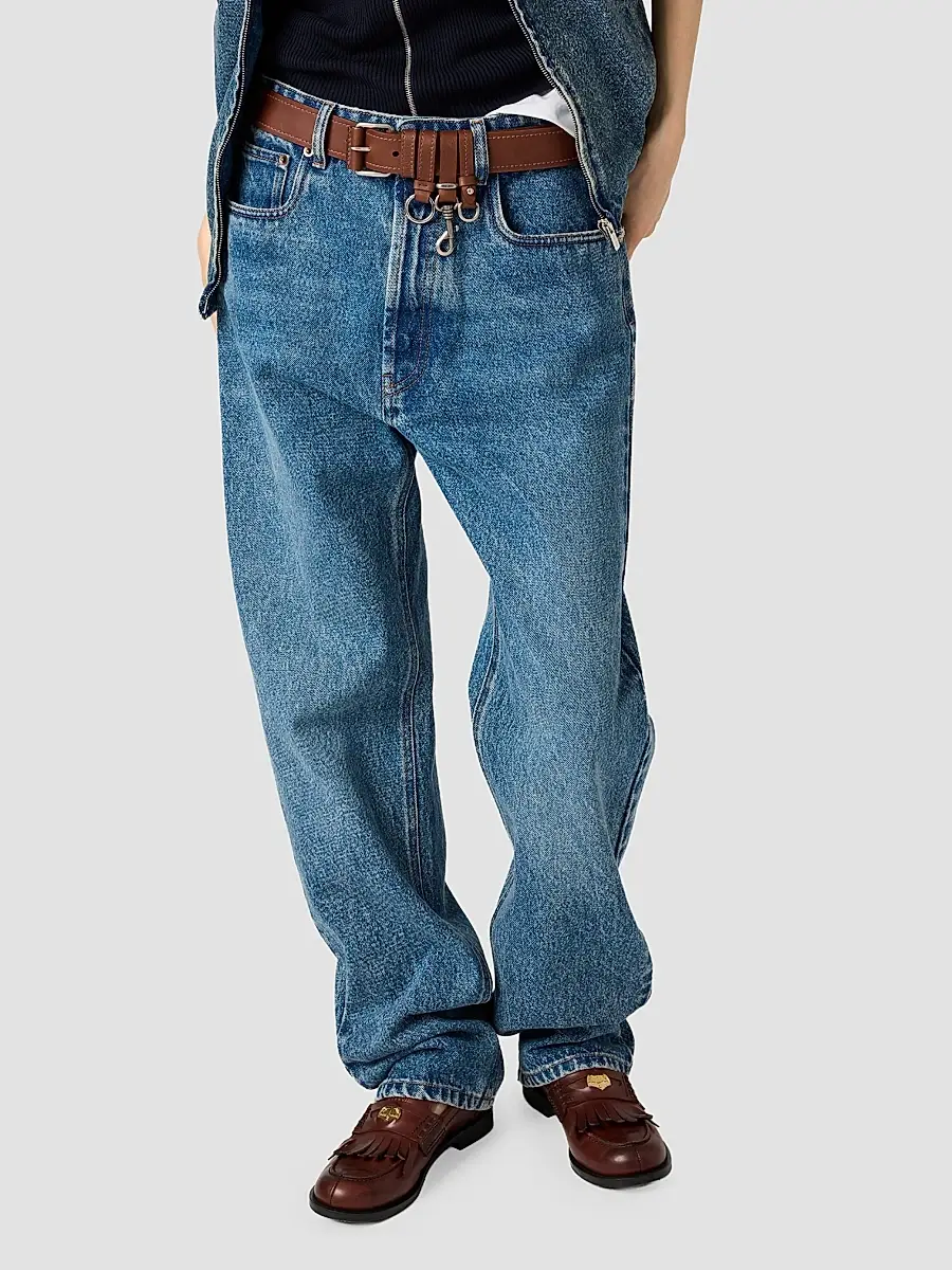 Miu Miu Women's Five-Pocket Denim Jeans | Thumbnail 3 Miu Miu Women's Five-Pocket Denim Jeans | Thumbnail 3