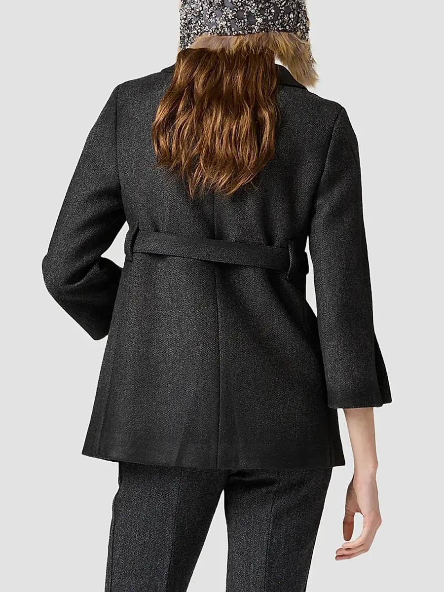 Miu Miu Women's Double-Breasted Double Wool Jacket | Thumbnail 5