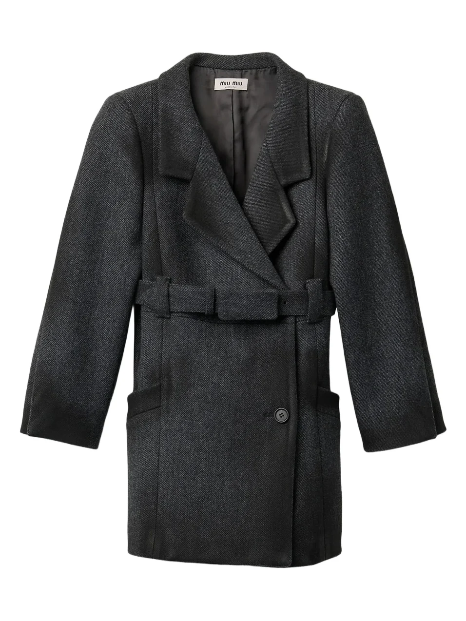 Miu Miu Women's Double-Breasted Double Wool Jacket