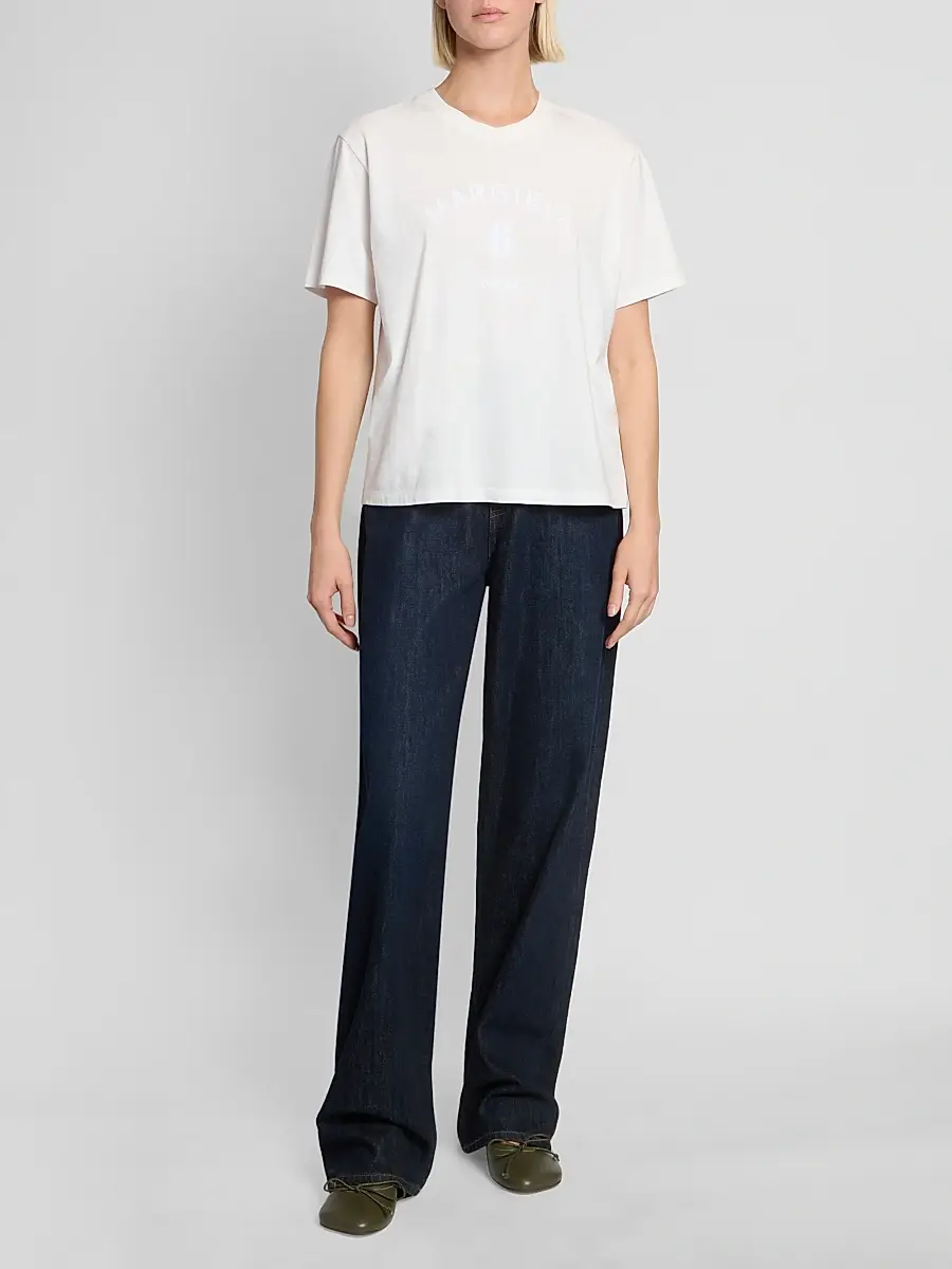 MM6 Maison Martin Margiela Women's Boxy Cotton T-Shirt | Thumbnail 2 MM6 Maison Martin Margiela Women's Boxy Cotton T-Shirt | Thumbnail 2