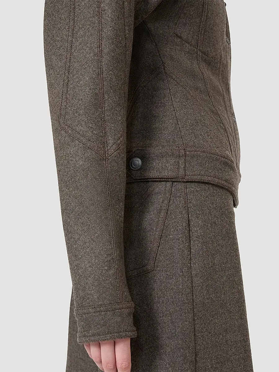Max Mara Women's Felted Wool Trucker Jacket | Thumbnail 5 Max Mara Women's Felted Wool Trucker Jacket | Thumbnail 5