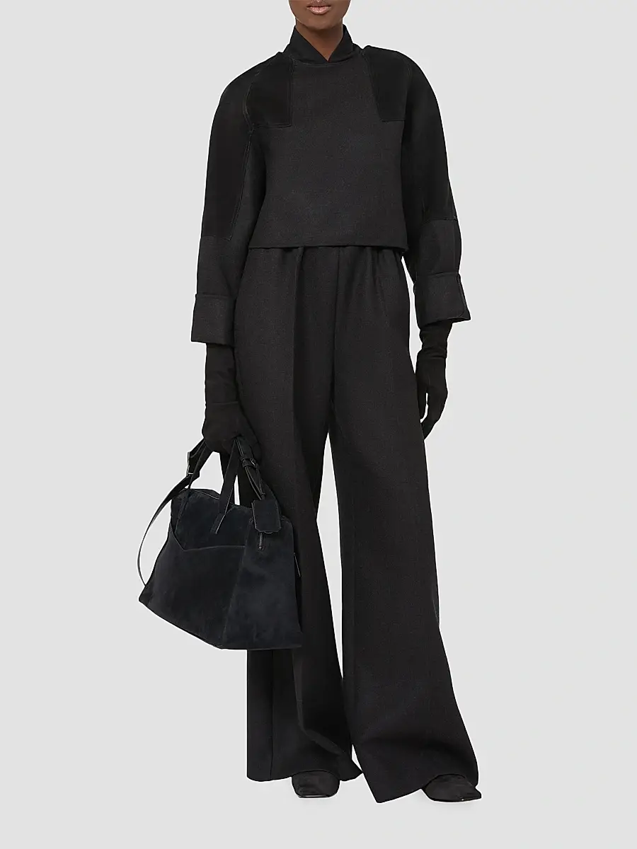 Max Mara Women's Wool Flannel Blouse | Thumbnail 2 Max Mara Women's Wool Flannel Blouse | Thumbnail 2