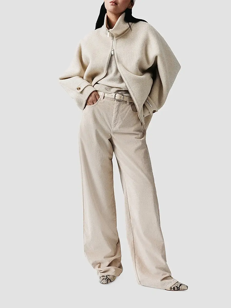 Marella Women's Stretch Corduroy Five Pocket Trousers | Thumbnail 2 Marella Women's Stretch Corduroy Five Pocket Trousers | Thumbnail 2