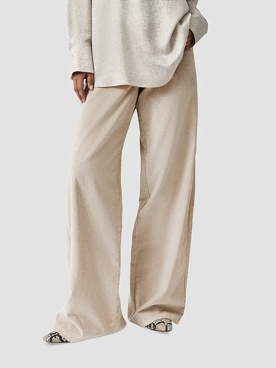 Marella Women's Stretch Corduroy Five Pocket Trousers | Thumbnail 3 Marella Women's Stretch Corduroy Five Pocket Trousers | Thumbnail 3