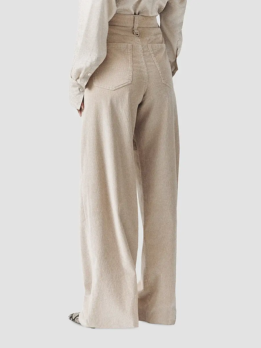 Marella Women's Stretch Corduroy Five Pocket Trousers | Thumbnail 4 Marella Women's Stretch Corduroy Five Pocket Trousers | Thumbnail 4