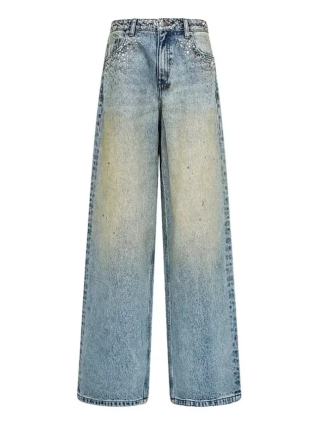 Ksubi Women's Lax Field Wide-Leg Jeans