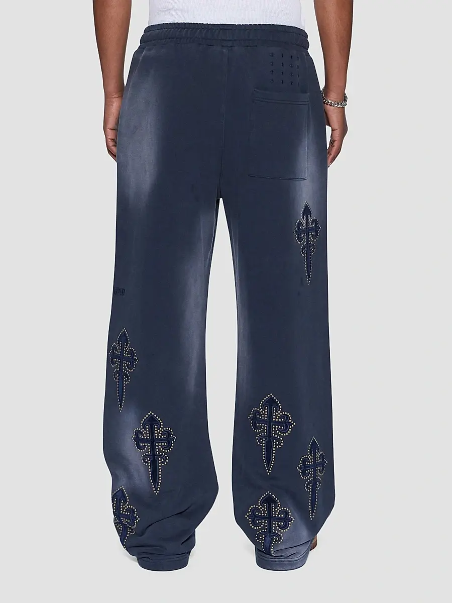 Ksubi Men's Kaliba Cotton Wide-Leg Track Pants | Thumbnail 2