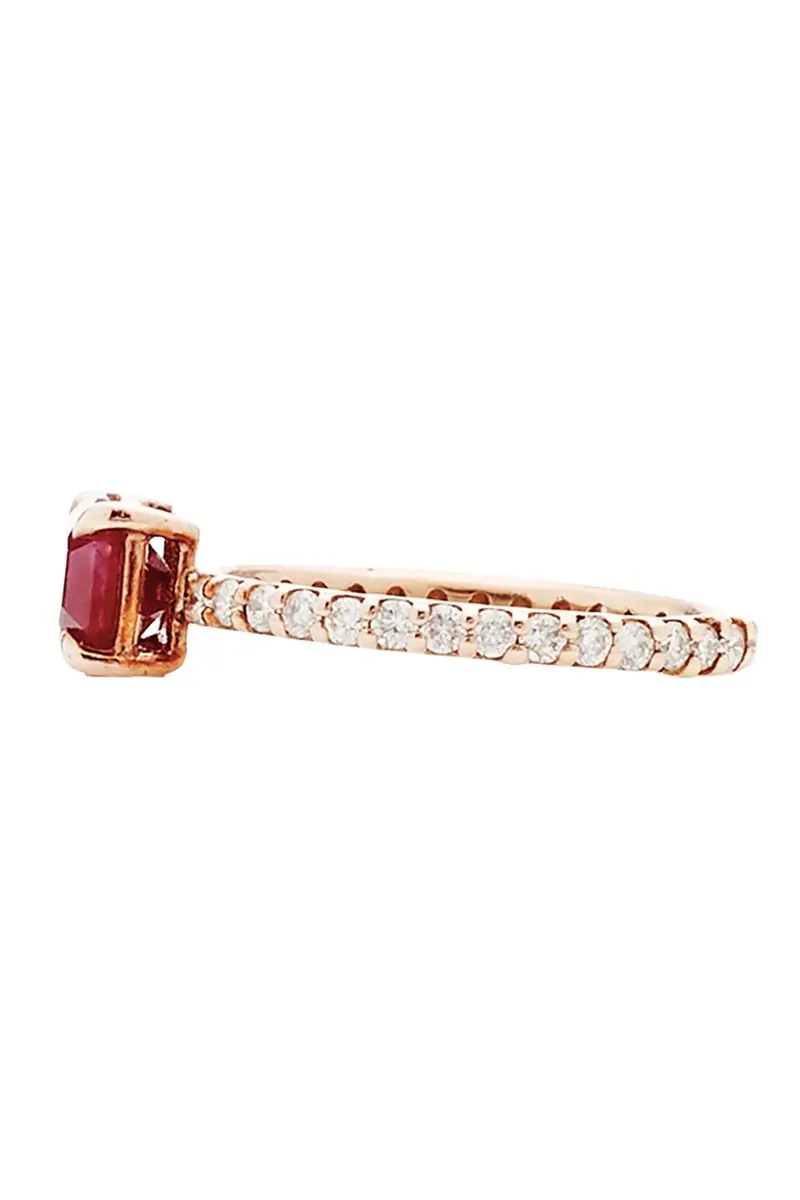 SHAY JEWELRY Ruby Diamond Band Ring | Thumbnail 2 SHAY JEWELRY Ruby Diamond Band Ring | Thumbnail 2