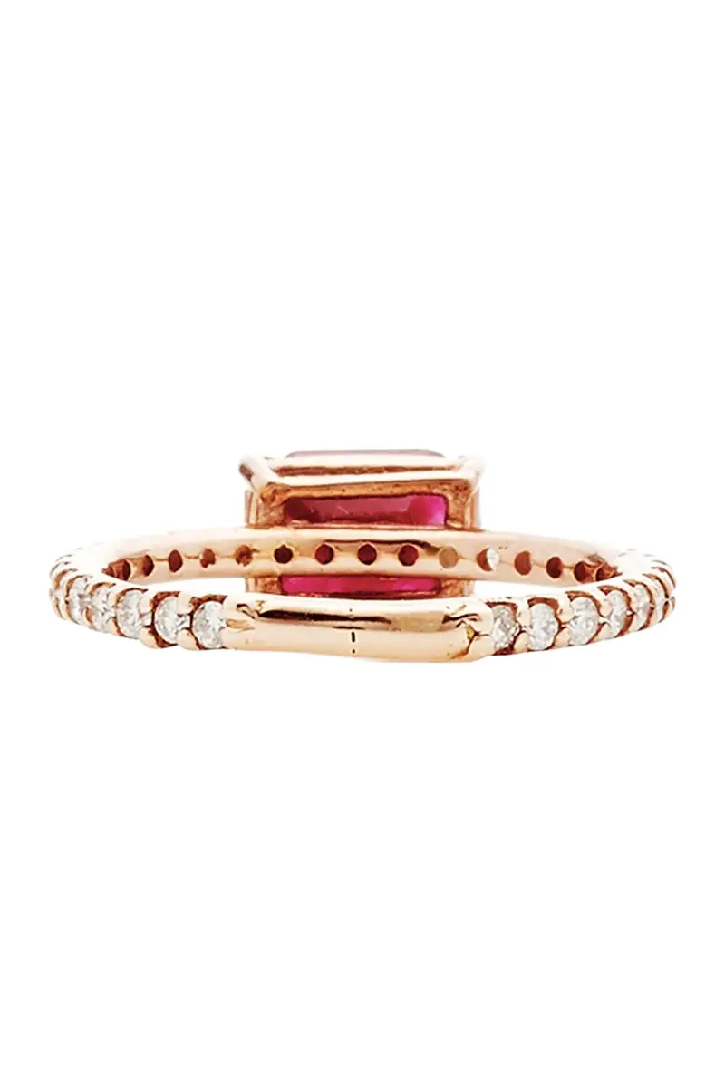 SHAY JEWELRY Ruby Diamond Band Ring | Thumbnail 3 SHAY JEWELRY Ruby Diamond Band Ring | Thumbnail 3