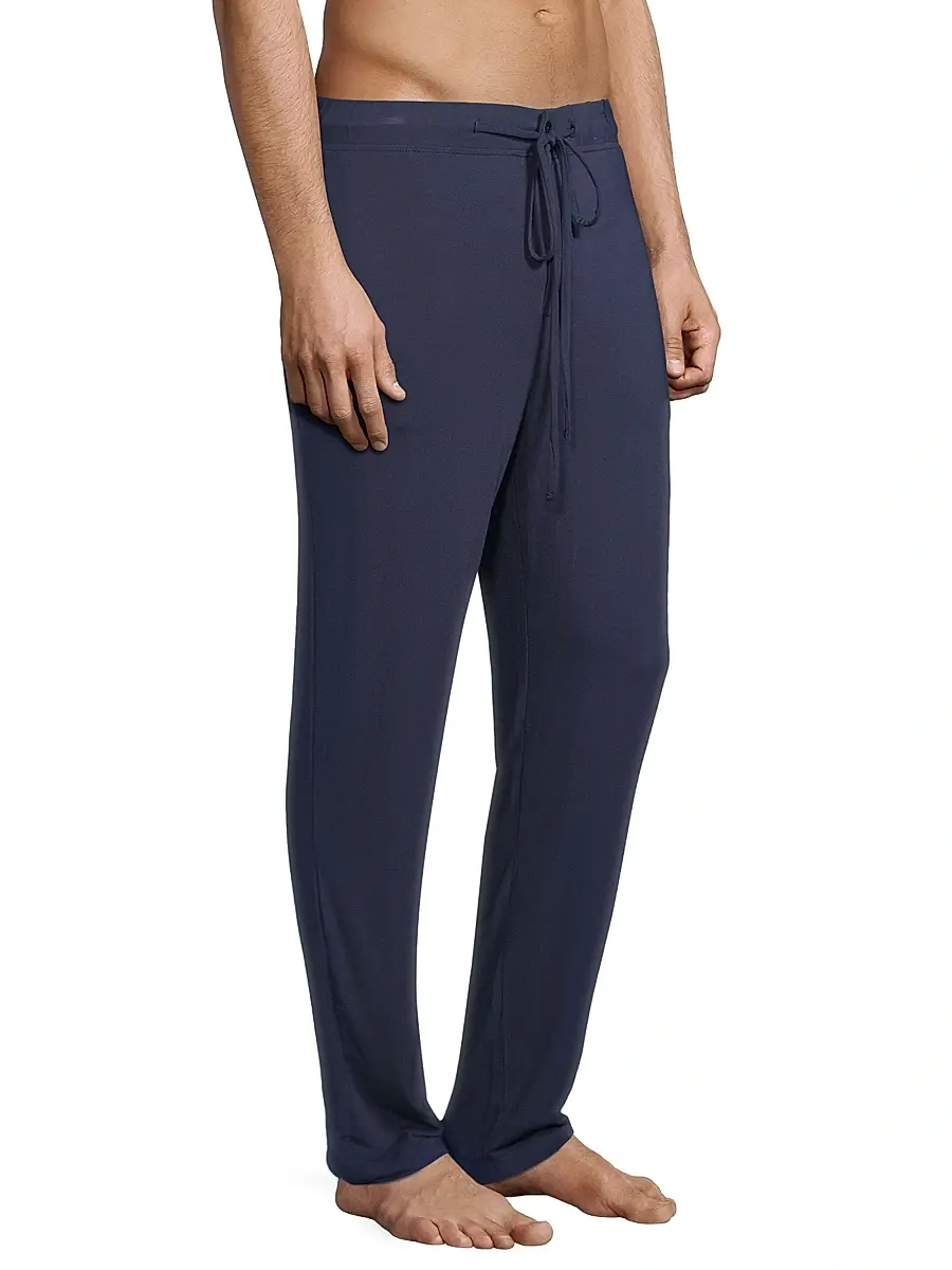 Eberjey Men's William 2-Piece Piped Pajama Set | Thumbnail 4 Eberjey Men's William 2-Piece Piped Pajama Set | Thumbnail 4