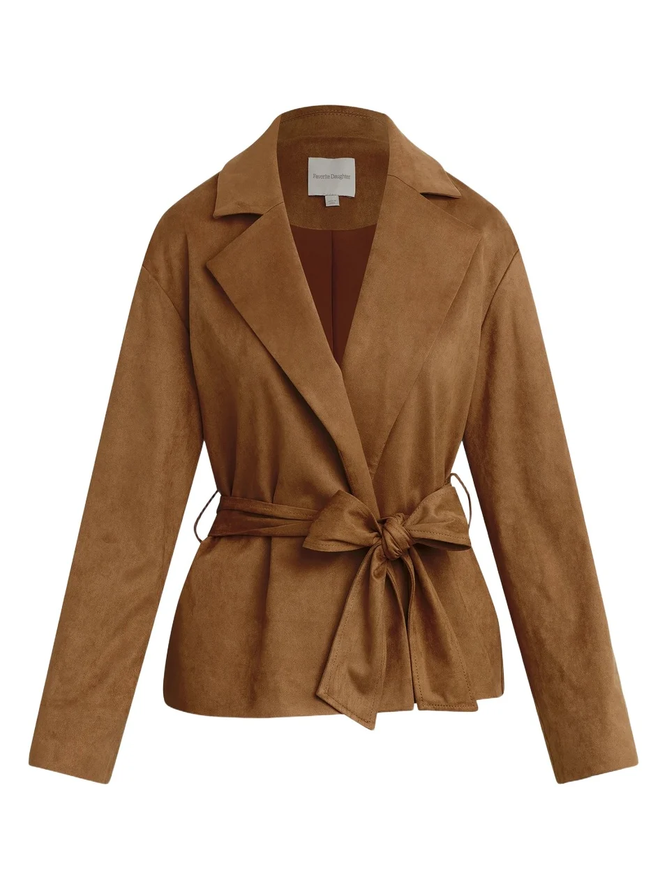 Favorite Daughter Women's The Marina Faux Suede Wrap Coat