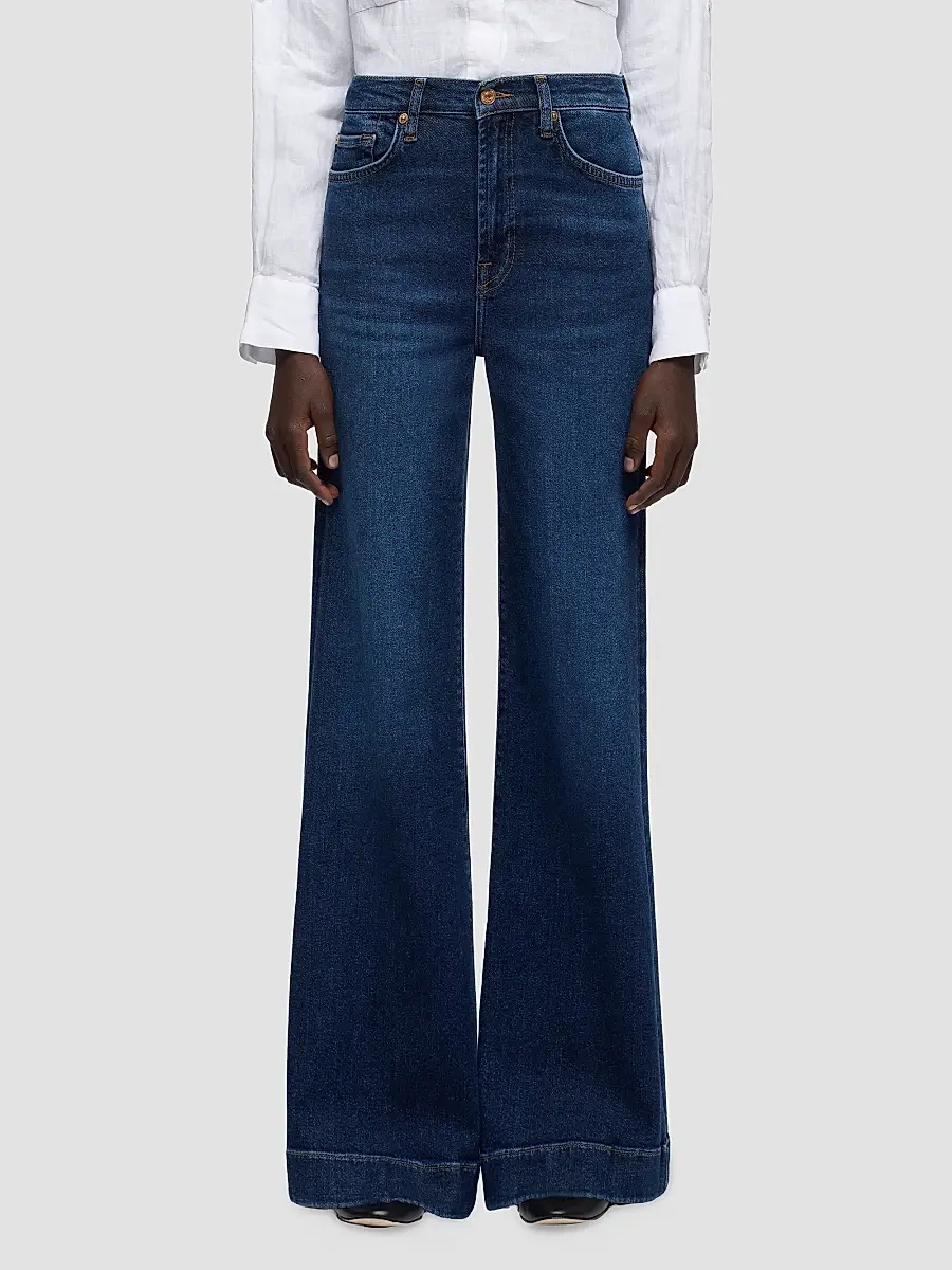 7 For All Mankind Women's Modern Dojo Wide-Leg Jeans | Thumbnail 4 7 For All Mankind Women's Modern Dojo Wide-Leg Jeans | Thumbnail 4