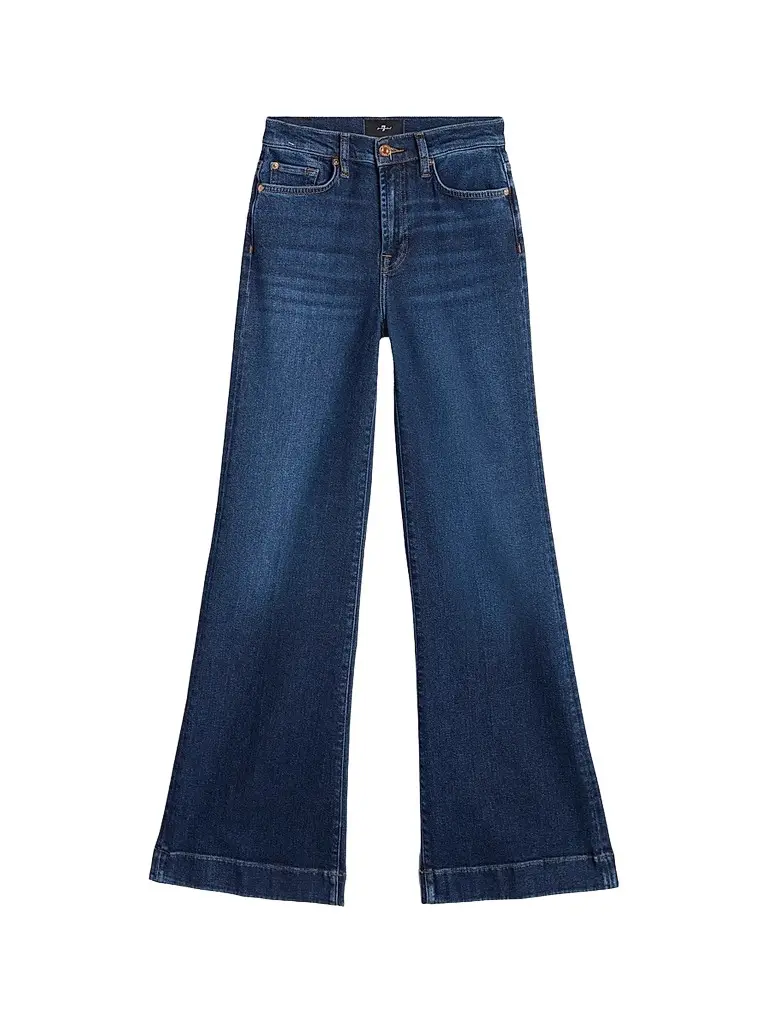 7 For All Mankind Women's Modern Dojo Wide-Leg Jeans
