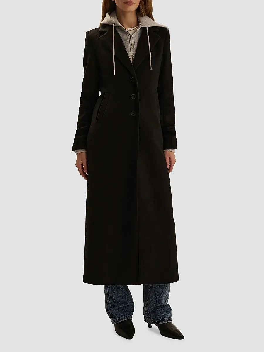 Favorite Daughter Women's The Sport Wool-Blend Long Coat | Thumbnail 2