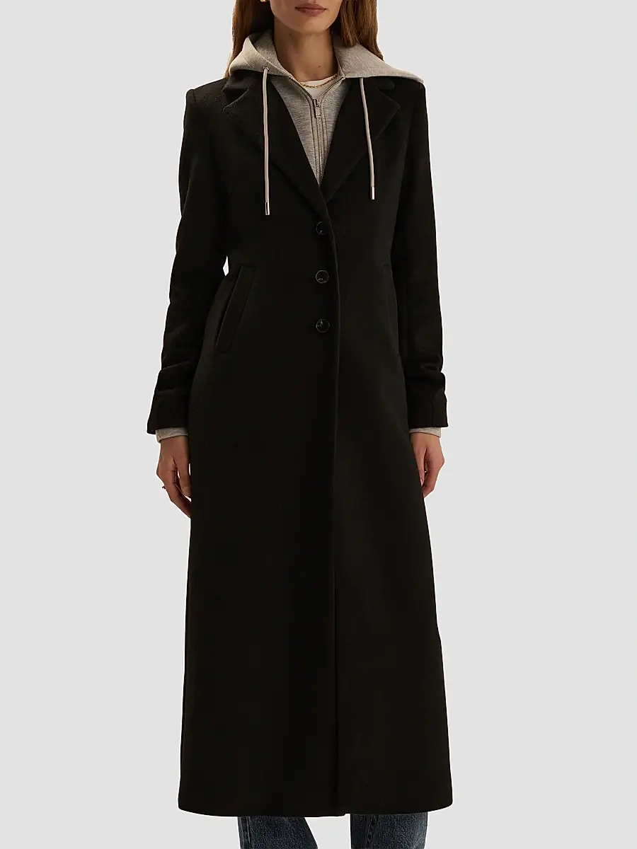 Favorite Daughter Women's The Sport Wool-Blend Long Coat | Thumbnail 4