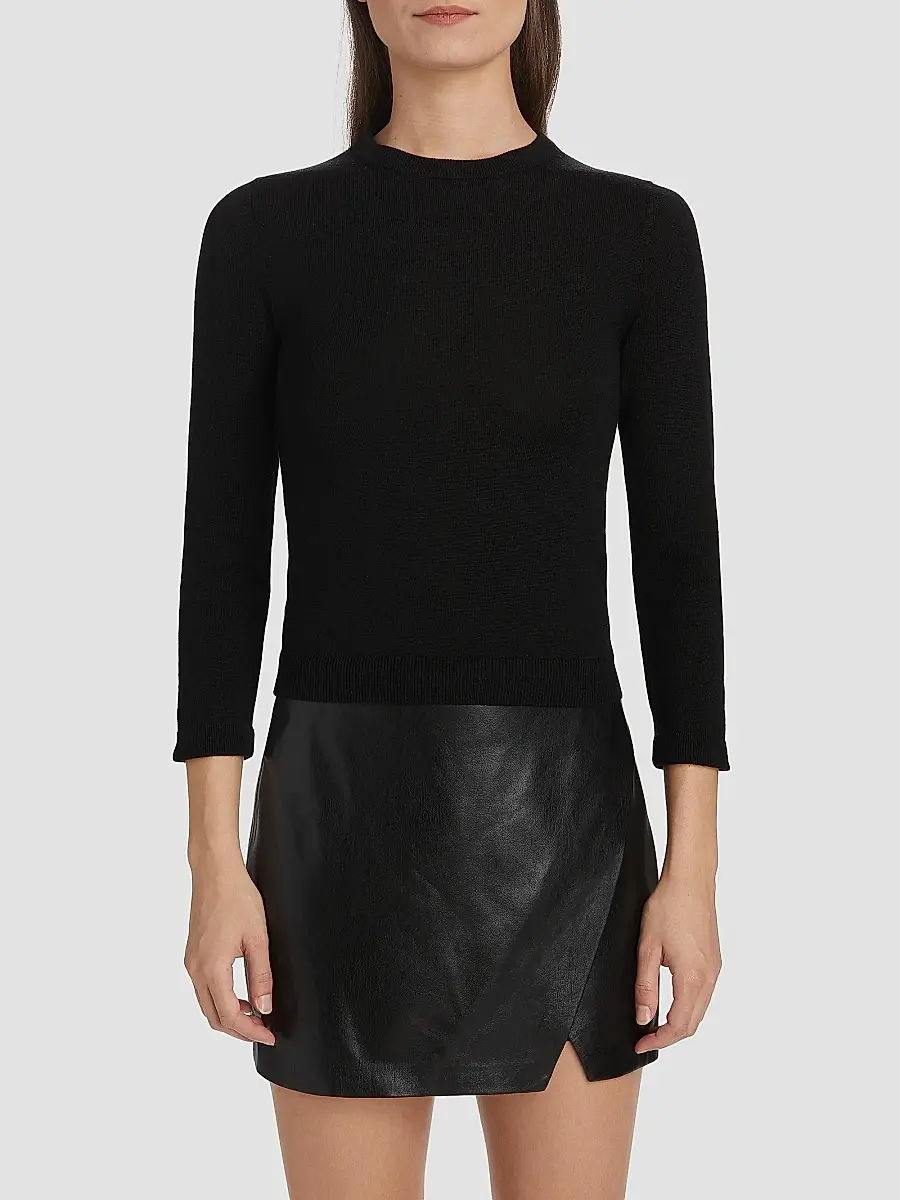 Alice + Olivia Women's Porla Collared Sweater | Thumbnail 6 Alice + Olivia Women's Porla Collared Sweater | Thumbnail 6