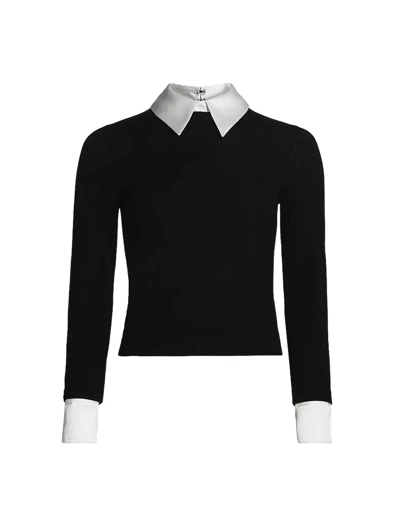 Alice + Olivia Women's Porla Collared Sweater