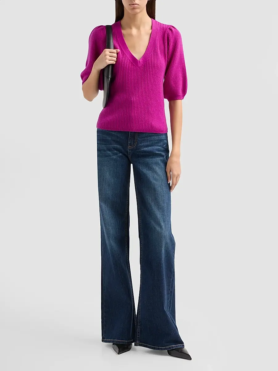 Ramy Brook Women's Cassidee Cashmere V-Neck Sweater | Thumbnail 2 Ramy Brook Women's Cassidee Cashmere V-Neck Sweater | Thumbnail 2