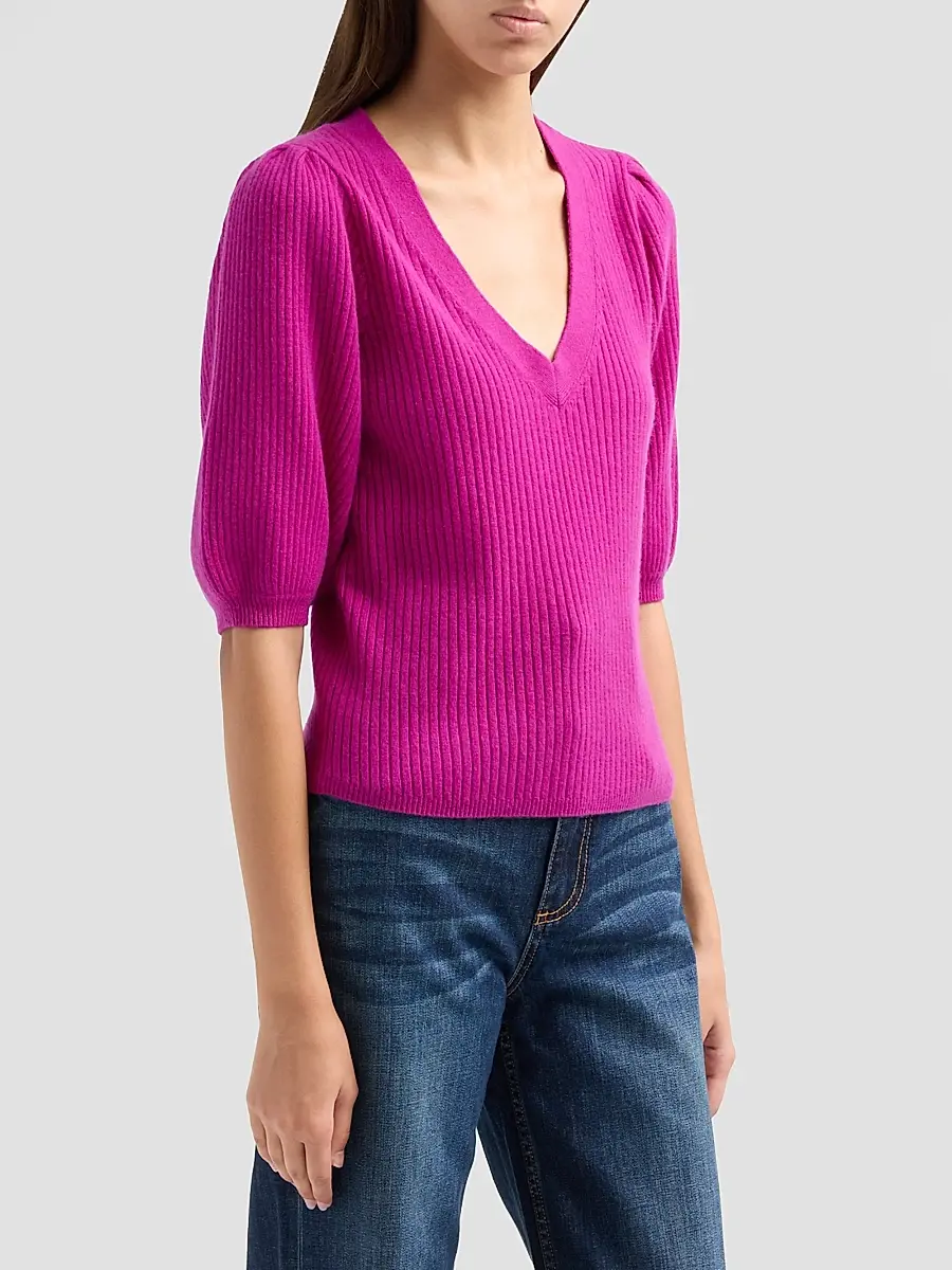 Ramy Brook Women's Cassidee Cashmere V-Neck Sweater | Thumbnail 4 Ramy Brook Women's Cassidee Cashmere V-Neck Sweater | Thumbnail 4