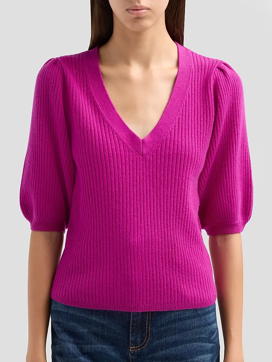 Ramy Brook Women's Cassidee Cashmere V-Neck Sweater | Thumbnail 5 Ramy Brook Women's Cassidee Cashmere V-Neck Sweater | Thumbnail 5