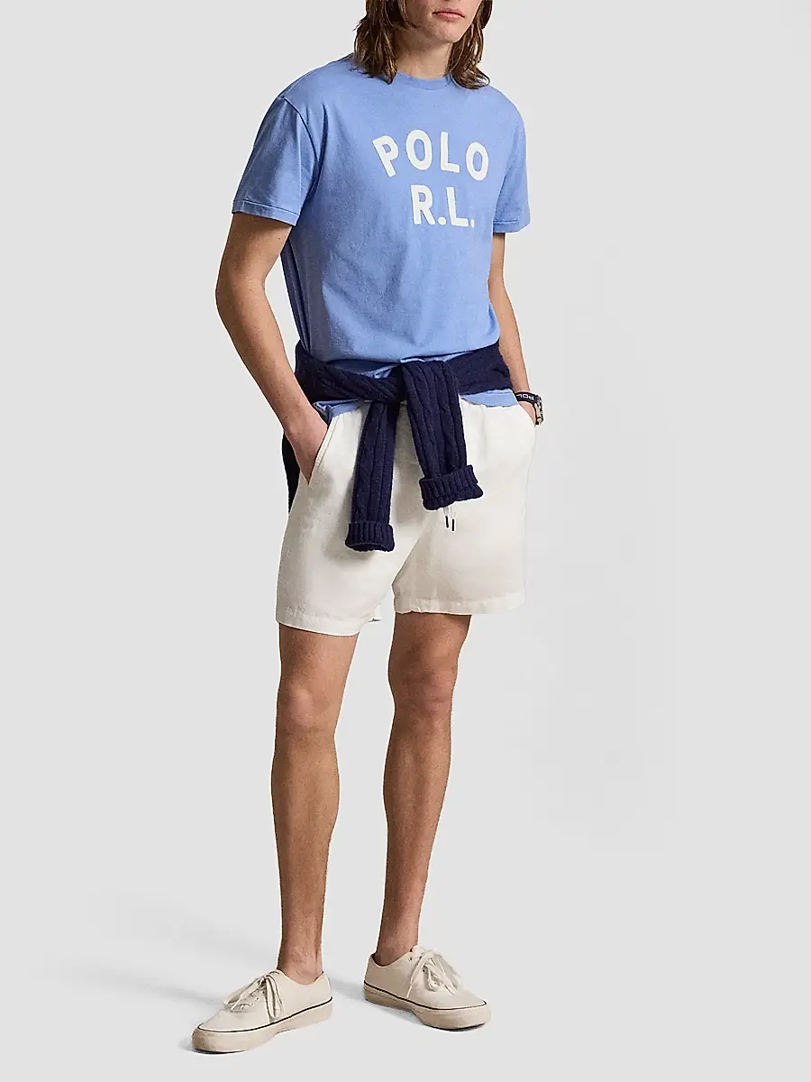 Polo Ralph Lauren Men's Logo-Print Cotton Crewneck T-Shirt | Thumbnail 2 Polo Ralph Lauren Men's Logo-Print Cotton Crewneck T-Shirt | Thumbnail 2