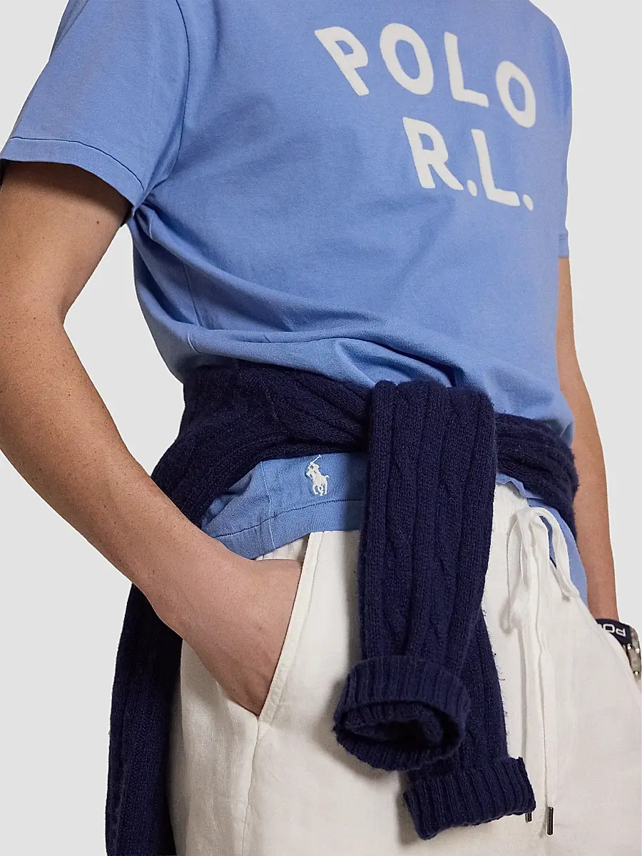 Polo Ralph Lauren Men's Logo-Print Cotton Crewneck T-Shirt | Thumbnail 5 Polo Ralph Lauren Men's Logo-Print Cotton Crewneck T-Shirt | Thumbnail 5