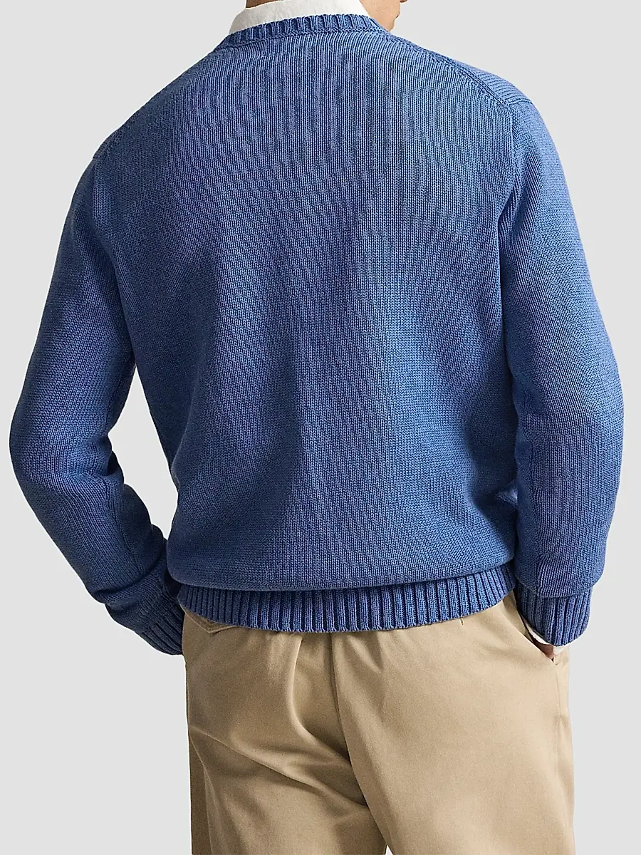 Polo Ralph Lauren Men's The Iconic Flag Sweater | Thumbnail 4 Polo Ralph Lauren Men's The Iconic Flag Sweater | Thumbnail 4