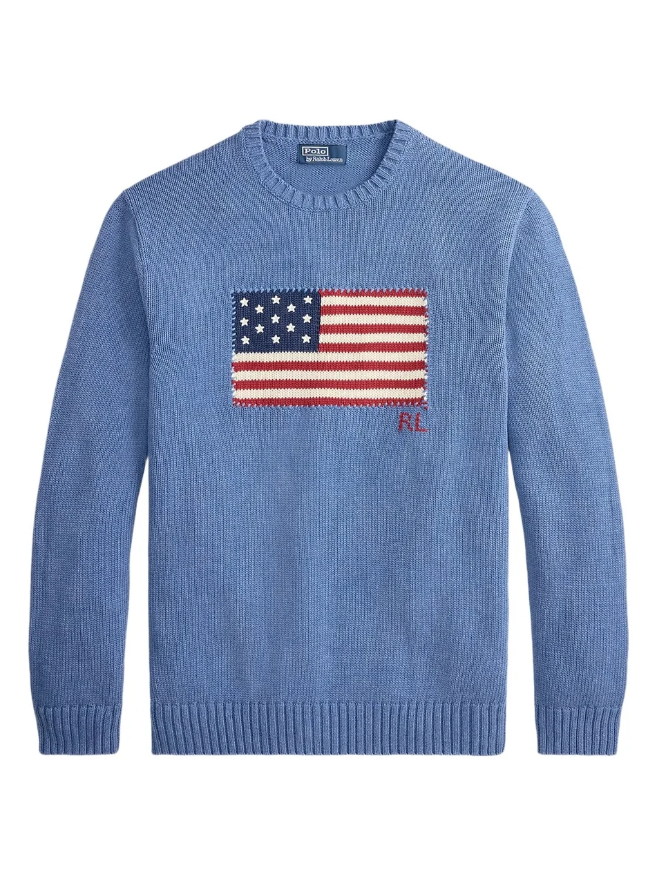 Polo Ralph Lauren Men's The Iconic Flag Sweater