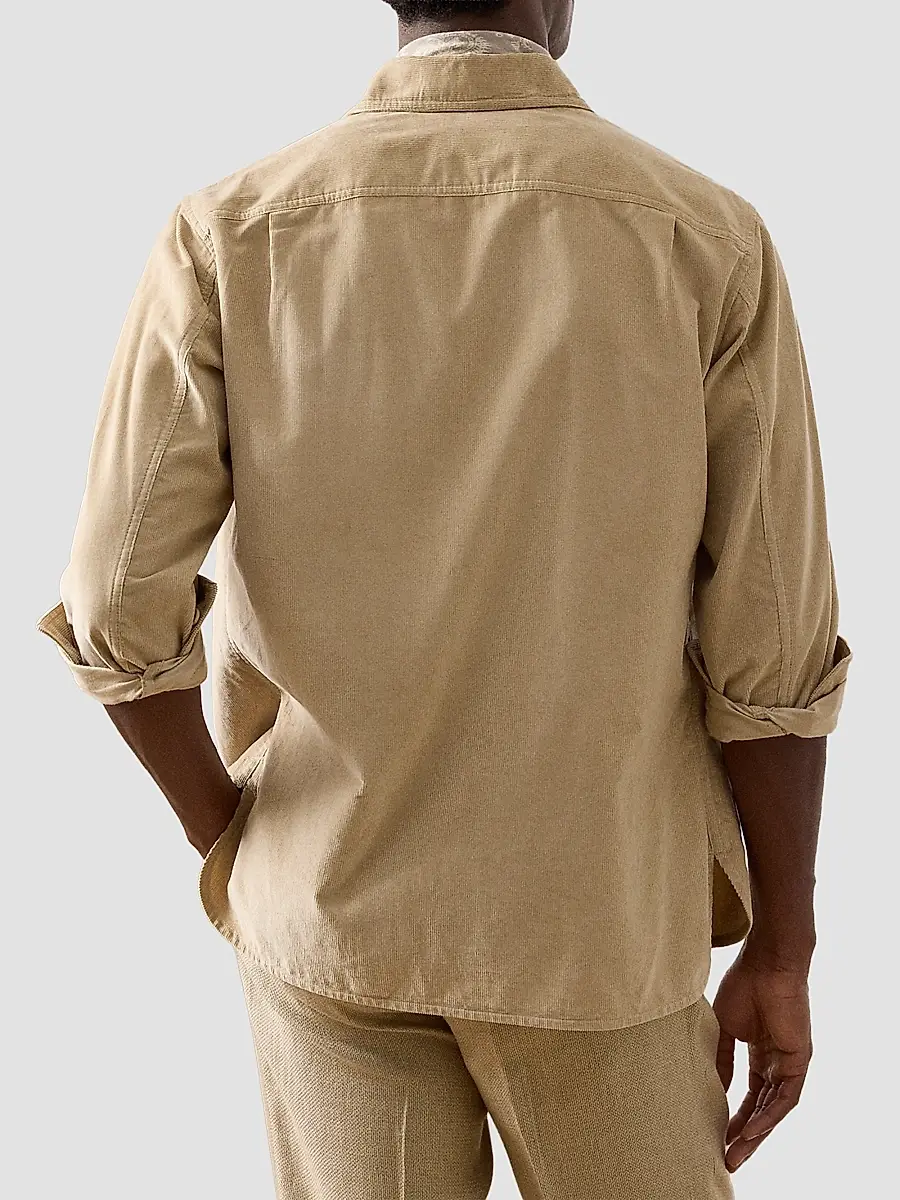 Ralph Lauren Purple Label Men's Sea Island Corduroy Sport Shirt | Thumbnail 7