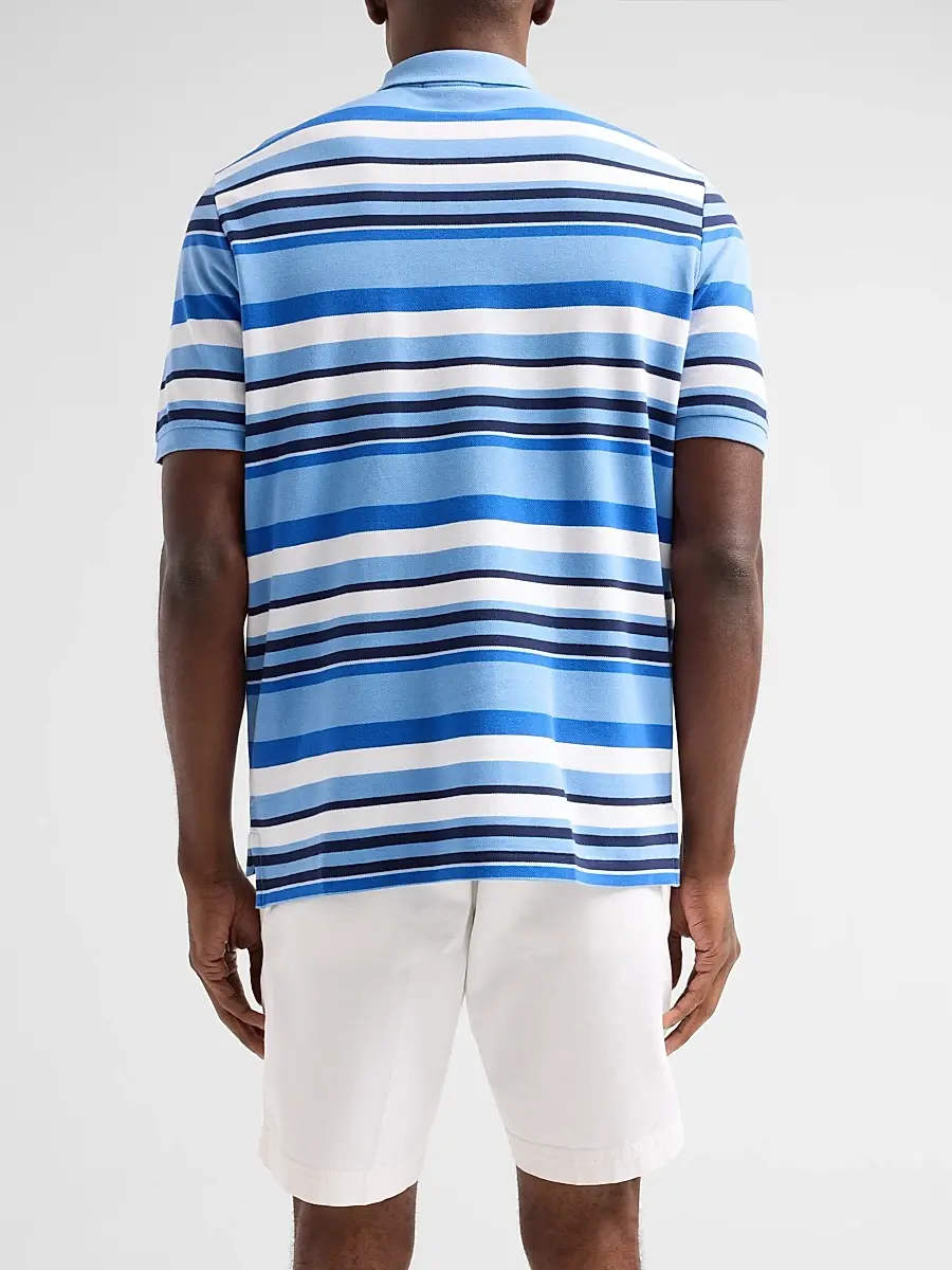 Polo Ralph Lauren Men's Striped Stretch-Cotton Knit Polo Shirt | Thumbnail 3