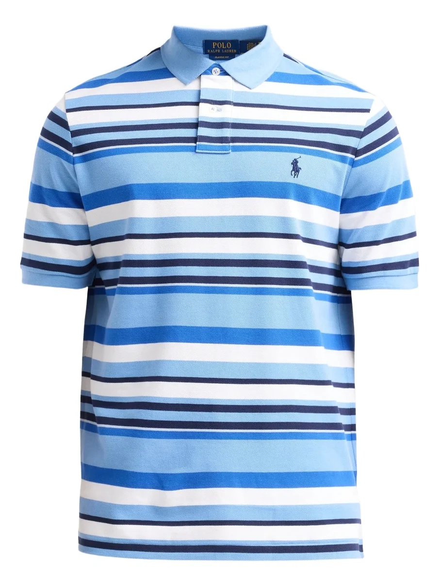 Polo Ralph Lauren Men's Striped Stretch-Cotton Knit Polo Shirt
