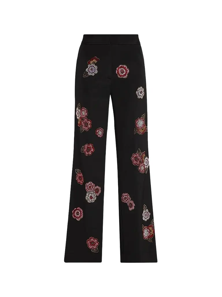 Libertine Women's Colette Beaded Wide-Leg Trousers