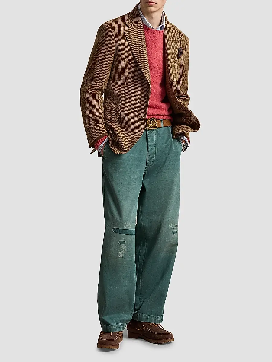 Polo Ralph Lauren Men's Polo-Tailored Fit Tick-Weave Sport Coat | Thumbnail 2 Polo Ralph Lauren Men's Polo-Tailored Fit Tick-Weave Sport Coat | Thumbnail 2