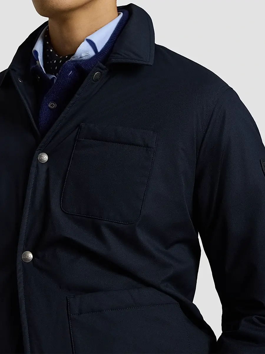 Polo Ralph Lauren Men's The Abottson Gabardine Overshirt | Thumbnail 5 Polo Ralph Lauren Men's The Abottson Gabardine Overshirt | Thumbnail 5