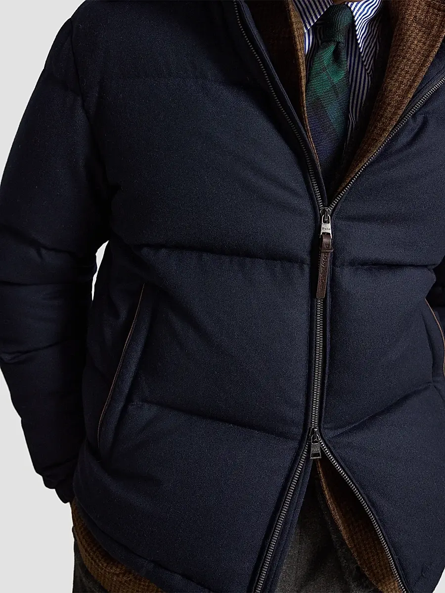 Polo Ralph Lauren Men's The Decker Wool-Blend Down Jacket | Thumbnail 6 Polo Ralph Lauren Men's The Decker Wool-Blend Down Jacket | Thumbnail 6