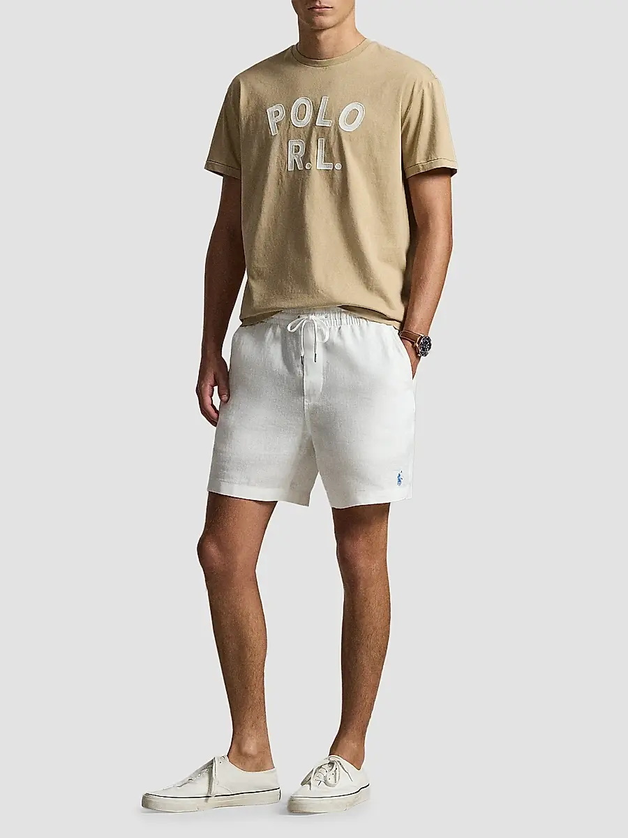 Polo Ralph Lauren Men's Logo-Print Cotton Crewneck T-Shirt | Thumbnail 2 Polo Ralph Lauren Men's Logo-Print Cotton Crewneck T-Shirt | Thumbnail 2