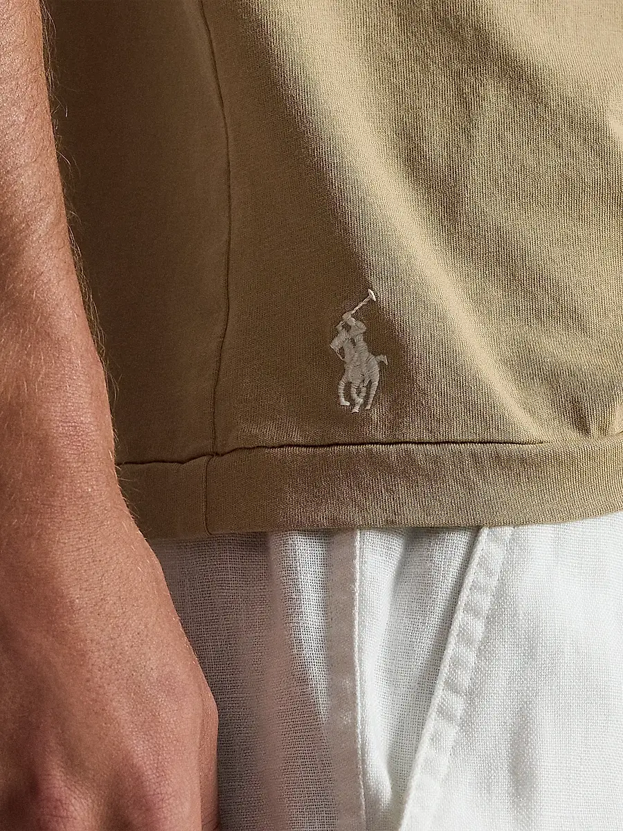 Polo Ralph Lauren Men's Logo-Print Cotton Crewneck T-Shirt | Thumbnail 5 Polo Ralph Lauren Men's Logo-Print Cotton Crewneck T-Shirt | Thumbnail 5