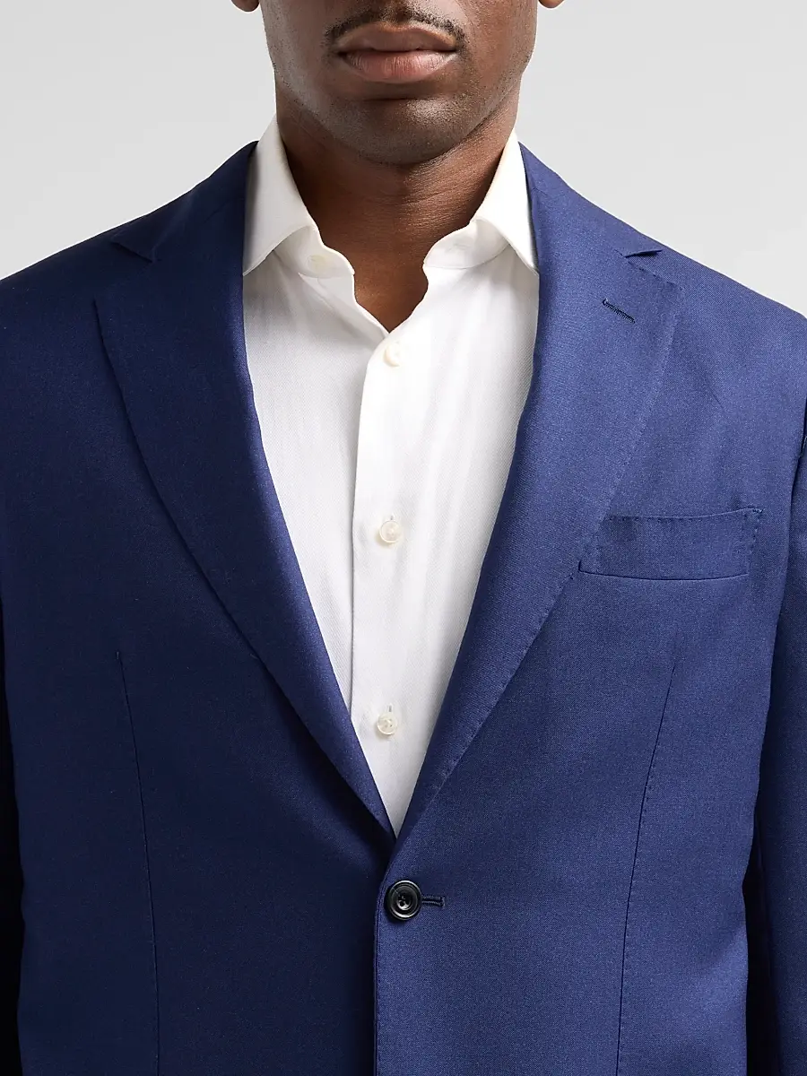Sartorio Napoli Men's Solid Cashmere-Silk-Blend Sport Coat | Thumbnail 5 Sartorio Napoli Men's Solid Cashmere-Silk-Blend Sport Coat | Thumbnail 5