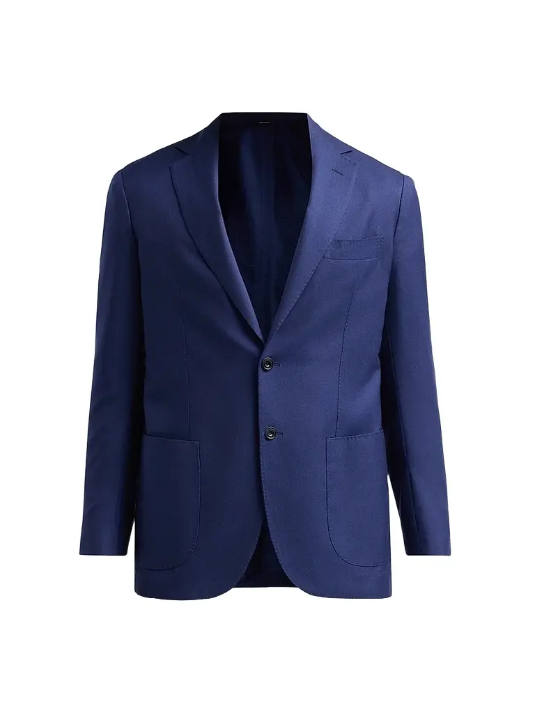 Sartorio Napoli Men's Solid Cashmere-Silk-Blend Sport Coat