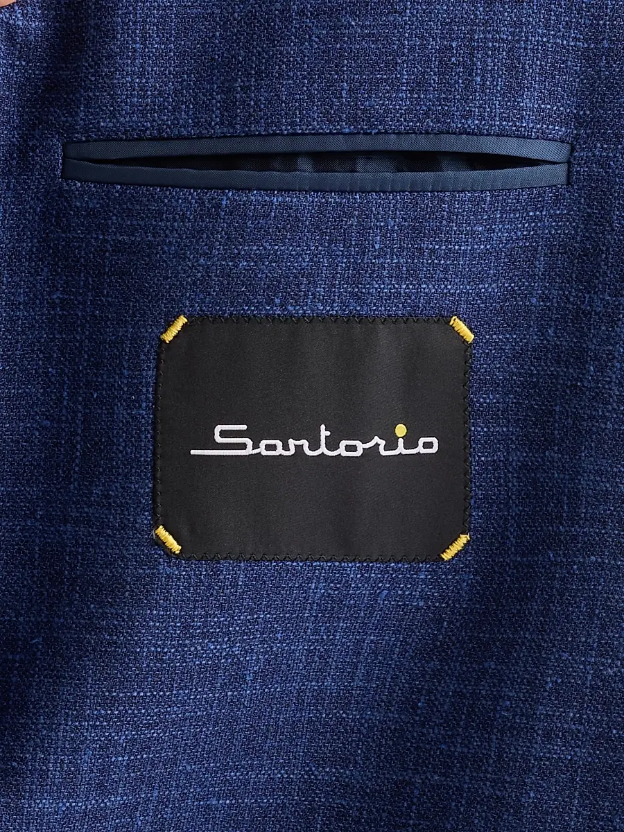 Sartorio Napoli Men's Textured Wool-Silk-Cotton-Blend Sport Coat | Thumbnail 6 Sartorio Napoli Men's Textured Wool-Silk-Cotton-Blend Sport Coat | Thumbnail 6
